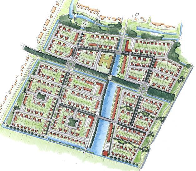 6 Bouwplan Stedenbouwkundig plan Bosselaar-Zuid - ligging plangebied (rode cirkel) Bouwhoogte en peilmaat In het vigerende bestemmingsplan Bosselaar-Zuid is de bouwhoogte van de basisschool op 9 m