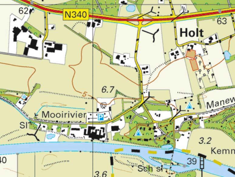 De Oude Oever bij Holt Bij Holt, ten zuidoosten van Oudleusen, ligt de Oude Oever. Hier rijden weinig auto s.