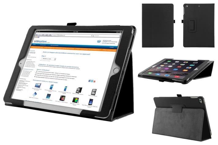 draaibaar voor Apple ipad 2,3 en 4-360 graden draaibare multistand - Kleur: zwart, wit,