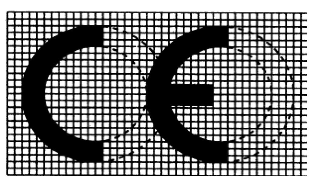 BĲLAGE IV CE-CONFORMITEITSMARKERING 1. De CE-markering bestaat uit de letters "CE" in de volgende grafische vorm: 2.