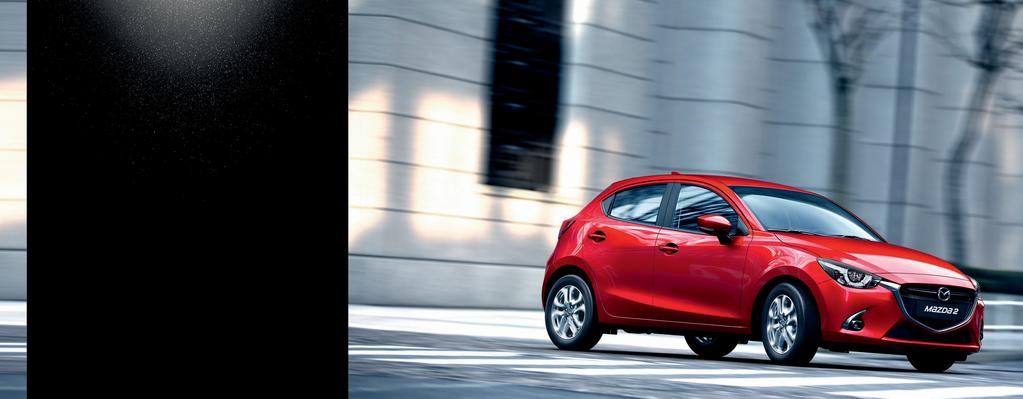 G R I J P H E T S T U U R V A S T De Mazda 2 is de perfecte uitdrukking van het KODO-Design. Zijn strakke uiterlijk, suggereren dynamiek en energie.