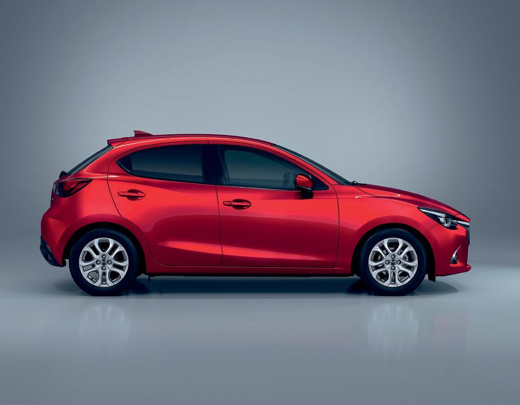 DONKERGRIJZE HOOGGLANS MAZDA 2