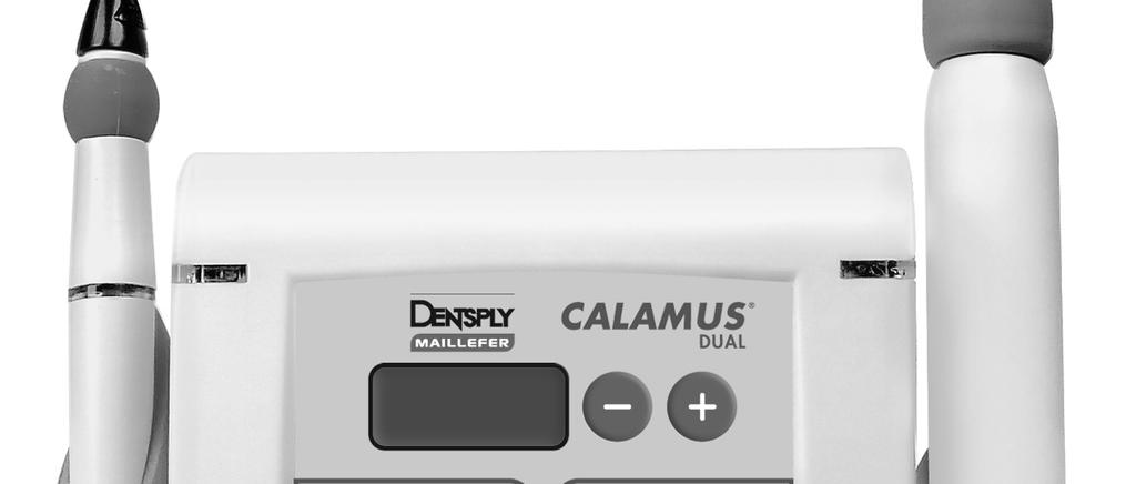 A1300 Uitsluitend voor tandheelkundig gebruik 1) INDICATIES Gebruiksaanwijzing De Calamus Dual is een geïntegreerd obturatietoestel voor het vullen van wortelkanalen en is uitgerust met handstukken