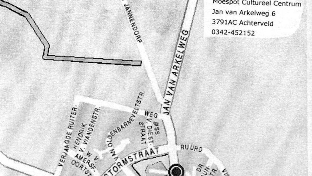 6. Routebeschrijving naar De Moespot, J. van Arkelweg 6,3791AC Achterveld Vanuit de richting Utrecht: A28 naar Amersfoort, neem afslag 8 richting Hoevelaken.