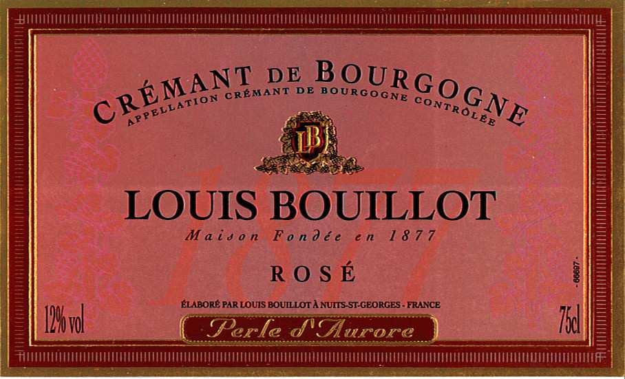 NATURE 3/4 6,87 6,60 8,31 7,99 Xarell.lo, Macabeo, Parellada LOUIS BOUILLOT PERLE NOIRE ROSE BRUT 3/4 8,98 8,60 10,87 10,43 100 % Pinot Noir. Propriétaire Louis Bouillot - Maconnais & Yonne.