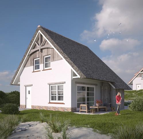 UITVERKOCHT Noordzee Beach Village Nieuwvliet-Bad Beach Houses Lodges Recreatiewoningen 21 Voor de strandliefhebbers zijn er de heerlijke 4-persoons Beach Houses op palen.