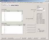 Configuratie De VA4 kan worden geprogrammeerd in SafeLine Pro Versie 2.23 of hoger (V3.30 aanbevolen). Eerder opgenomen berichten zijn eenvoudig opnieuw te configureren en aan te passen.