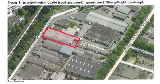 Verantwoordingsparagraaf Elit Plaza te Tilburg Inleiding Beschrijving en ligging plan Het initiatief omvat een trouwevenementenzaal (Elit Plaza) in het bestaande bedrijfspand aan de Kapitein