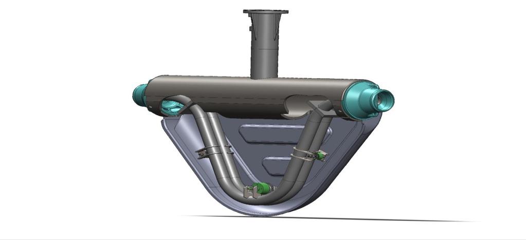 MFM: Coriolis Massaflowmeter sensor - Het ontwerp Splitter met stromingsverdeler