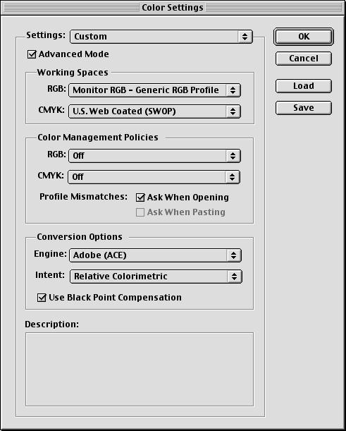 6-5 Adobe Illustrator voor Windows en Macintosh KLEURINSTELLINGEN OPGEVEN 1. Kies Color Settings in het menu Edit.