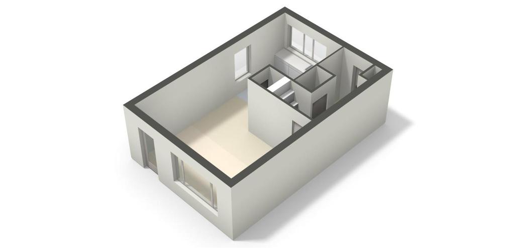 Plattegrond begane grond 3D