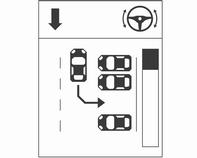 144 Rijden en bediening bericht Stop stopt. Het systeem berekent het optimale pad om in te parkeren.