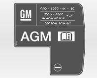 162 Verzorging van de auto U kunt een AGM-accu herkennen aan het label op de accu. Wij bevelen het gebruik aan van een originele Opelaccu.