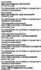 Transitie E.T.O. (Engineering To Order) Naar C.T.O. (Configure To Order) vervolg Resultaat Ruim 200 verschillende aandrijvingen.