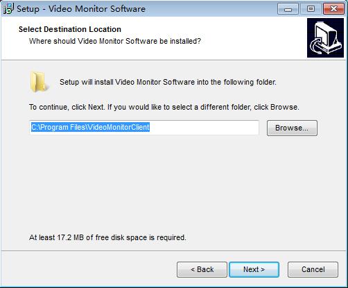 Open het installatiebestand van de video monitor software door dubbel te klikken.