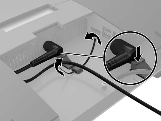 Een tweede scherm aansluiten Met de DisplayPort-connector achterop de computer kunt u een tweede scherm op de computer aansluiten.