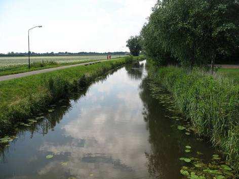 3 NL9_2 Alm 3.1 Beschrijving waterlichaam Figuur 3.1: Westelijk deel Alm zonder en met een natuurvriendelijke oever, de Wijde Alm en het oostelijk deel van de Alm.