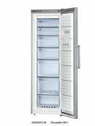 -lades - AirFresh-filter LED-verlichting - VarioZone (H x B x D): 186 x 60 x 66 KGN39VL35 Serie 4 - Bottom-Freezer - InoxLook - Totale netto-inhoud: 279 l + **** 87 l 3 -lades - AirFresh-filter