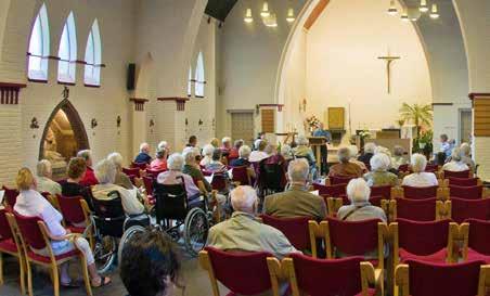 Inspirerende plek Voor de huidige bewoners van Nieuwe Haven is de Theodorakapel nog steeds een belangrijke plek: ze bezoeken de wekelijkse vieringen en als het leven geëindigd is, vinden er