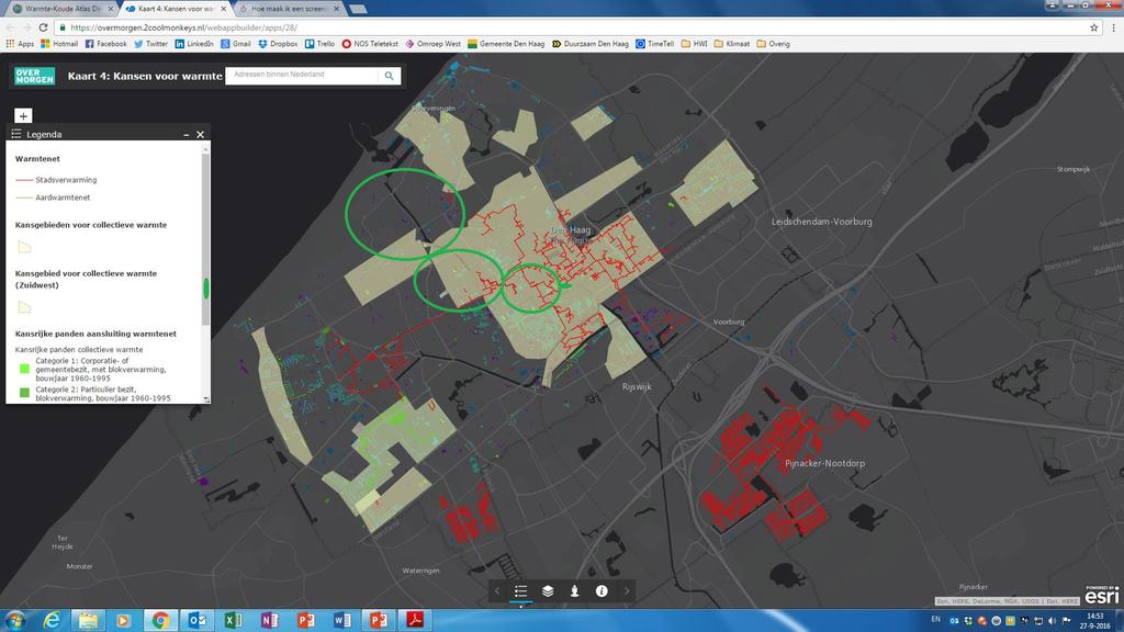 Focus op drie wijkinitiatieven + Vruchtenbuurt (in 2016) Vierwijkenoverleg: m.