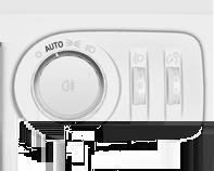 Verlichting 139 Op het Driver Information Center met Uplevel-Combi-display wordt de huidige status van de automatische verlichting weergegeven.
