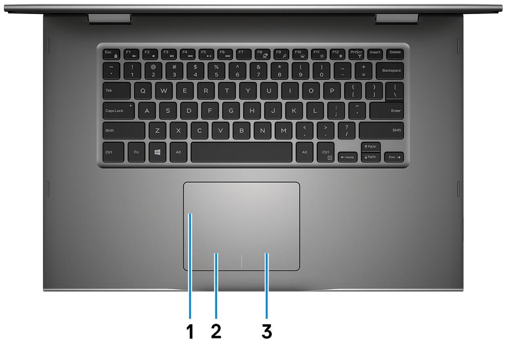 Houd deze knop 4 seconden ingedrukt om de computer geforceerd uit te zetten. 2 Volumeknop OPMERKING: U kunt het gedrag van de aan-uitknop aanpassen in Energiebeheer.