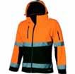 Softshell jack Tricorp Type: TSE3001 Materiaal: 100% polyester, 300 g/m². Softshell jack voorzien van afritsbare capuchon, ademend winddicht en waterafstotend, gelamineerde waterafstotende ritsen.