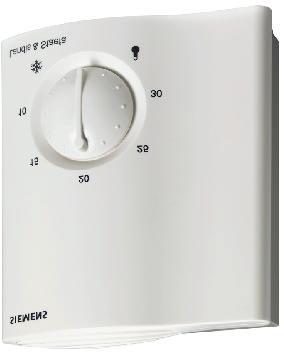 Voedingsspanning AC 230 V Toepassing Regelen van de ruimtetemperatuur in afzonderlijke ruimten, die d.m.v. ventilatie- of luchtbehandelingsinstallaties worden verwarmd of gekoeld.
