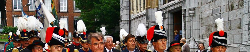 Daarom spelen schutters bij Sacramentsprocessies nog altijd een voorname rol. Voorop lopen de bielemannen en sappeurs, mannen met grote baarden en hakbijlen, die vroeger de weg moesten vrijmaken.