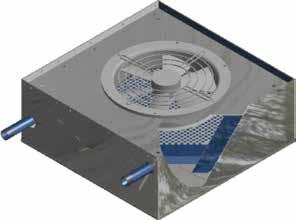 LDA SWIRL Design luchtverwarmer voor in het systeemplafond De Mark LDA SWIRL design watergevoede luchtverwarmer is ontwikkeld voor inbouw in 600x600 systeemplafonds.