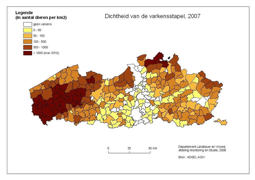 Vlaanderen Vlaamse varkensstapel