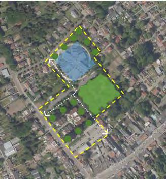 PROJECTZONE 2: GEMEENTEHUIS RIJSBLOK Ontwikkeling site gemeentehuis, Rijsblokpark en aangrenzende functies als gemengde ontwikkeling van centrumfuncties.