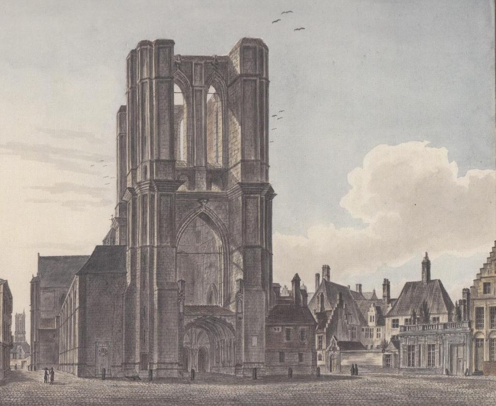 Tot 1824 konden de mensen de hemel zien door de kerktoren.
