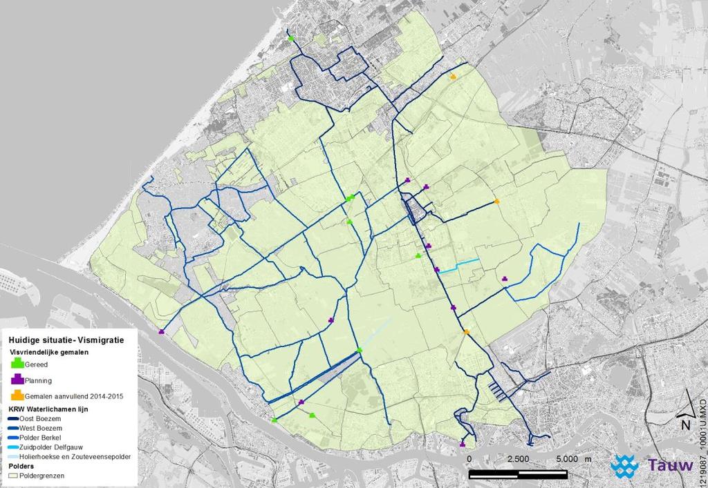 zich tot op heden met name op het vispasseerbaar maken van gemalen op overgangen van buitenwater en boezemwater (zoet-zoutovergangen) en van polders naar boezems (en vice versa).