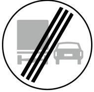 F4 Einde verbod voor vrachtauto s om motorvoertuigen in te
