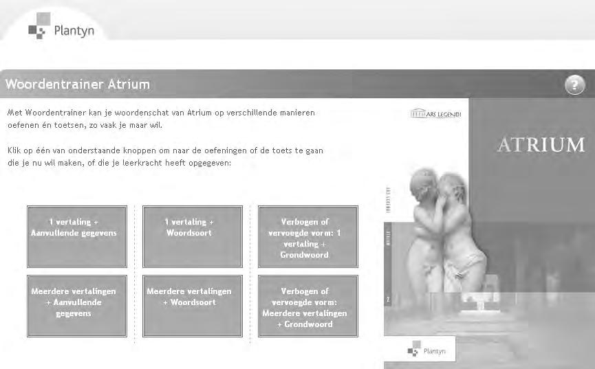 Ondersteuning: ook digitaal Voor de leerling Atrium biedt digitale ondersteuning via www.knooppunt.net.