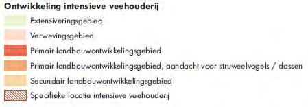 Voor de projectlocatie is tevens een aanduiding opgenomen in de kaart Overige agrarische ontwikkeling en windturbines, echter is deze aanduiding niet relevant voor het initiatief.