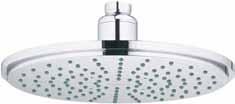 Technische fiche art. 34009342 Grohe Rainshower hoofddouche Modern kleur chroom afmetingen diam 21cm artikelcode leverancier 28368000 Sax Sanitair nv Autostradeweg 3 9090 Melle Tel.