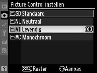 Picture Controls Dankzij het unieke Picture Control-systeem van Nikon kunt u beeldbewerkinginstellingen, inclusief verscherping, contrast, helderheid, verzadiging en tint, delen met compatibele