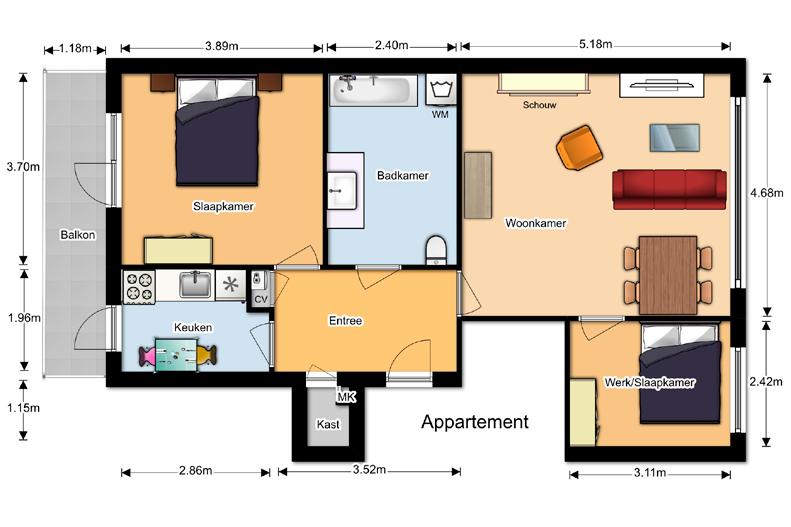 Het huis is in de loop van de 25 jaar dat ik er gewoond heb beetje bij beetje gemoderniseerd en heeft uiteindelijk de heerlijk ontspannen sfeer gekregen die ik er wilde hebben.