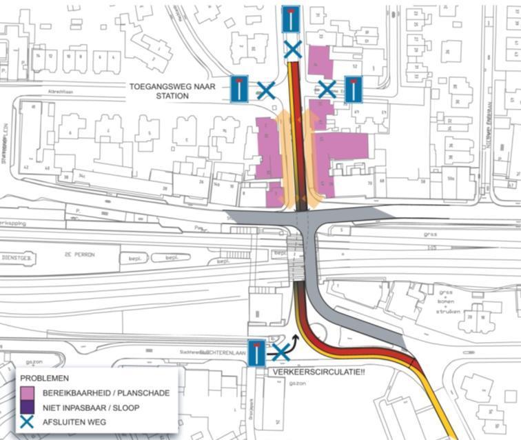 7. DE LA REIJLAAN De situatie Een overweg in een historische omgeving met gemengde functies en diverse monumenten.