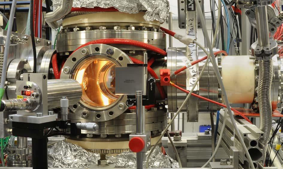 Optische cel gebruikt voor de laserspectroscopie van nobelium. (Bron: G.