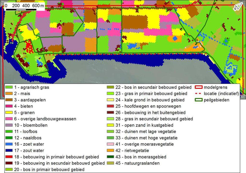 15 van 89 Afbeelding 2.12 Landgebruik (LGN6) 2.7.3 Grondwaterstand De Waternood berekening vereist de GHG 1 en GLG 2.