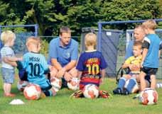 jeugdspelers en speelsters die wekelijks de