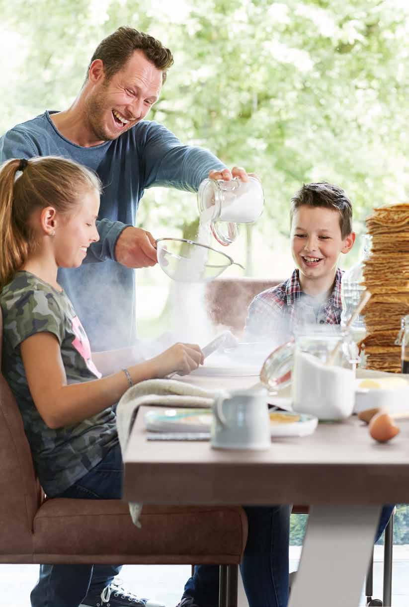 Pannenkoekjes van het huis º 250 gram bloem º 0.