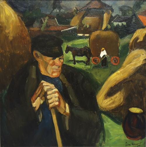 Geïnspireerd op de denkbeelden van de Franse kubistische schilder Henri le Fauconnier (1881-1945) werd afgerekend met het impressionisme.