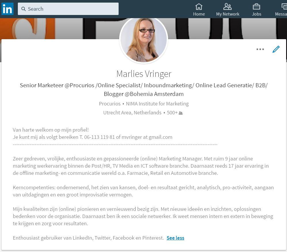 LinkedIn samenvatting