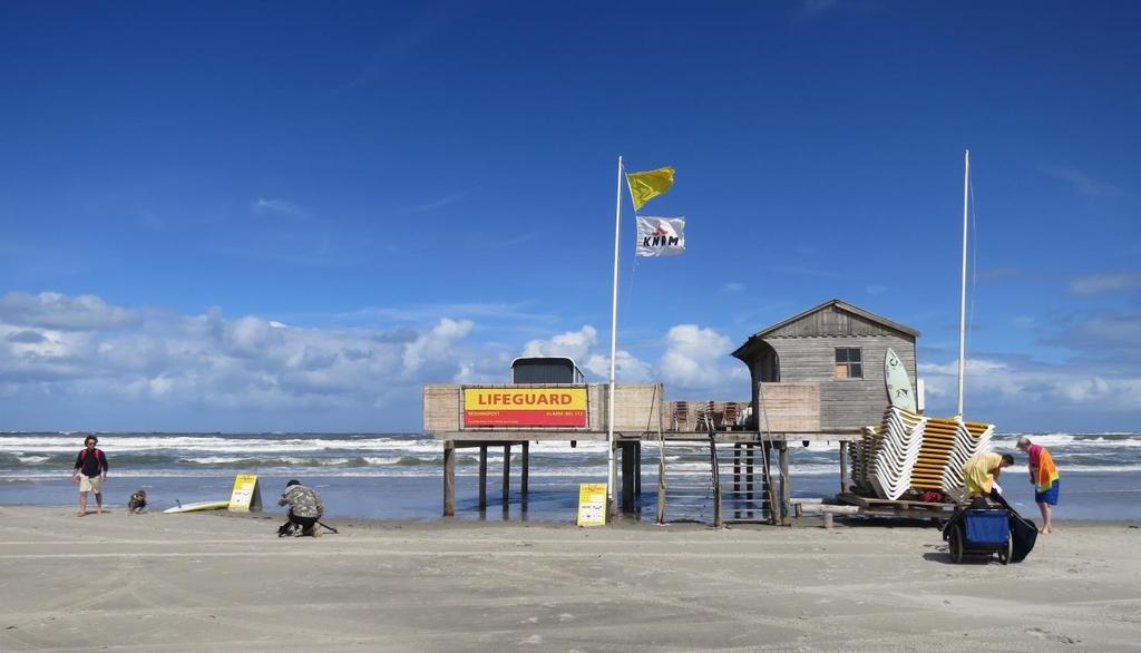 Aandachtspunten Een aandachtspunt voor Schiermonnikoog betreft de kwaliteit van de reddingpost op het strand. Het zicht vanuit de post is beperkt en de kwaliteit neemt af.