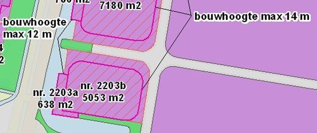 6 van 12 2203 dient te worden bebouwd; Ten oosten van de Amersfoortseweg geldt dat het bouwperceel voor tenminste 50% dient te worden bebouwd en voor maximaal 70% mag worden bebouwd; Voorste vlak max.