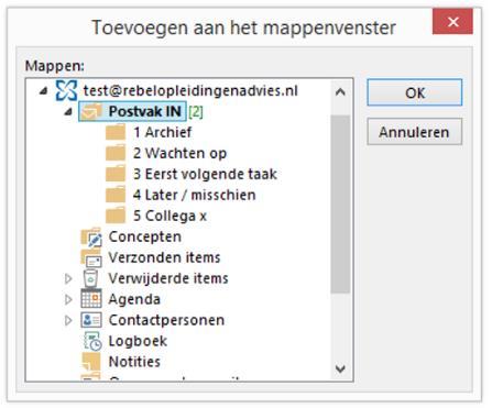 Onderstaand scherm komt nu in beeld.